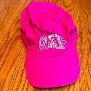 Pink sparkle gap kids baseball style hat